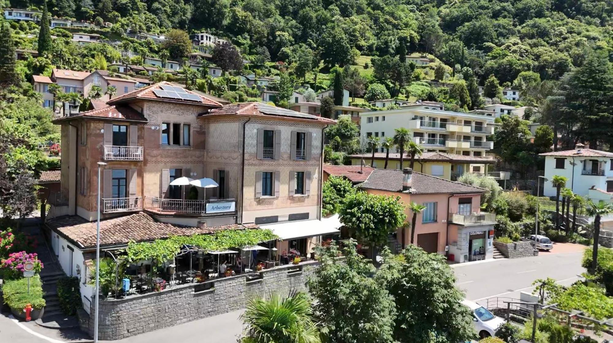 Arbostora Charme Hotel Morcote Bagian luar foto