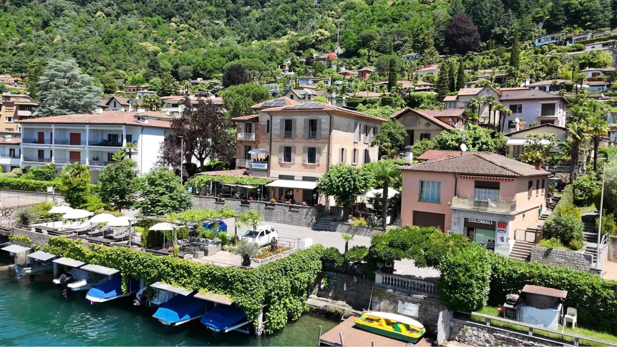 Arbostora Charme Hotel Morcote Bagian luar foto